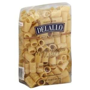 Delallo, Pasta Bag Rigatoni Mezzi, 16 OZ Grocery & Gourmet Food