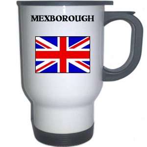  UK/England   MEXBOROUGH White Stainless Steel Mug 