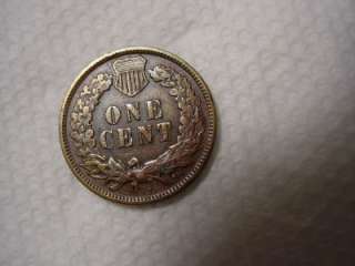 1909  S INDIAN HEAD PENNY KEY DATE VF  