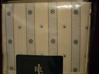 RALPH LAUREN Indochine Stripe Blue KING pillowcases NIP  