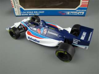 1995 edition IndyCar 124 Scale Die cast Bank w/ Key  