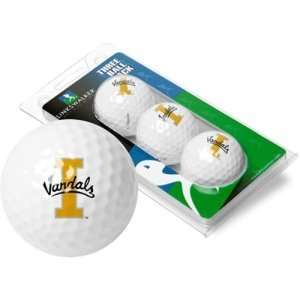 Idaho Vandals NCAA 3 Golf Ball Sleeve Pack
