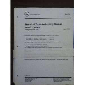 Mercedes benz Electrical Troubleshoot Manual Model 211 