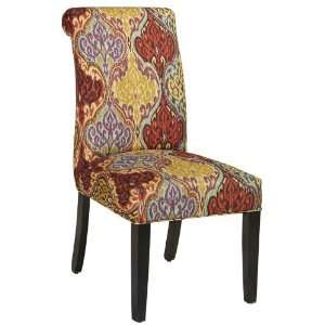 Rolled back Parsons Chair Custom Upholstery 