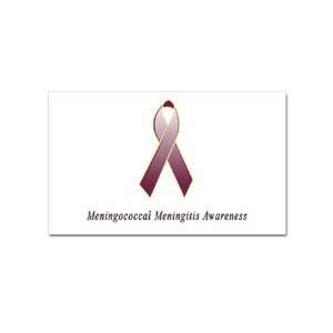  Meningococcal Meningitis Awareness Rectangular Sticker 