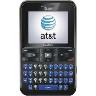 AT&T Pantech Slate C530 Black SLIM TEXTING PHONE QWERTY KEYS POOR 