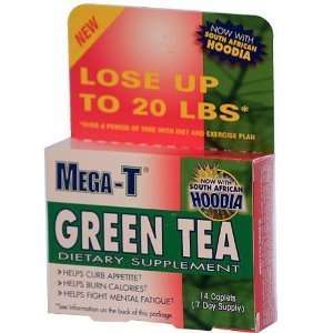  Mega T Green Tea with Hoodia (14 count) Health & Personal 