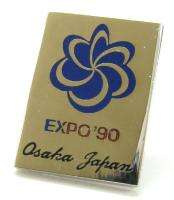 BADGE EXPO90 EXPO 90 1990 OSAKA JAPAN x  