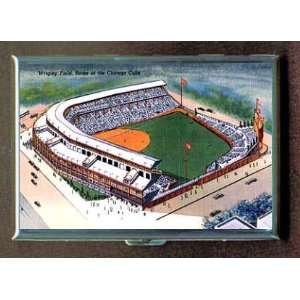  WRIGLEY FIELD CHICAGO CUBS PC, ID Holder, Cigarette Case 