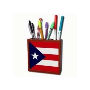 Puerto Rico Pencil Holder