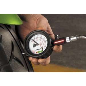  BikeMaster Dial Gauge 0 60 psi in 1 lb. Incr. Automotive
