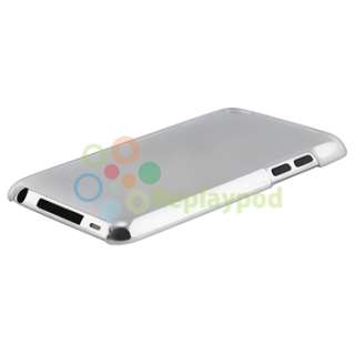 Clear Crystal Slim Hard Snap on Case Cover+Privacy Filter For iPod 