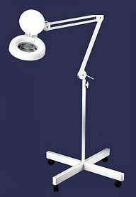 Fluorescent 10 Diopter Magnifying Lamp & Stand White  