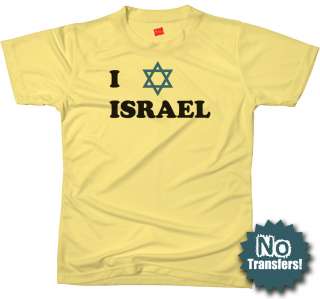 Love Israel Jewish Star Israeli Funny New T shirt  