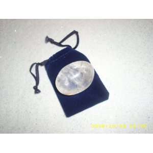  Intension Magnifier   Clear Quartz Stone with Velvet Pouch 