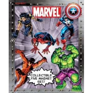  Marvel Characters Five Magnet Set