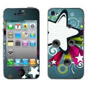  Retro Star Skin for Apple iPhone 4 4G 4th Generation Cell 