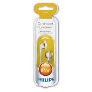  Philips In Ear Yellow Headphone For iPod #SHE2645/27 (3 