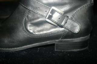 NEW IN BOX LEATHER BANDOLINO BOOTS low heel zip side CLASSIC CHIC 