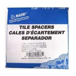 Mapei 3000pcs 1/16 Regular Tile Spacer Box NEW