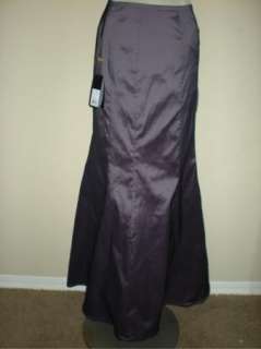   Rosette Stretch Taffeta Pleated Top Long Skirt Gown Outfit 4  