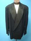 Awesome Vintage Black Wool Men Suit Tuxedo Jacket