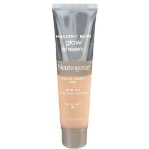 Neutrogena Cosmetics Healthy Skin Glow Sheers, Fair to Light 20, 2 ct 