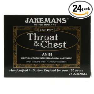  Lozenge, Throat and Chest, Anise, 24 ct (pack of 24 