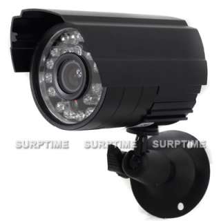 4x 24IR LEDs Night Vision Security Camera 8CH H.264 Network CCTV DVR 