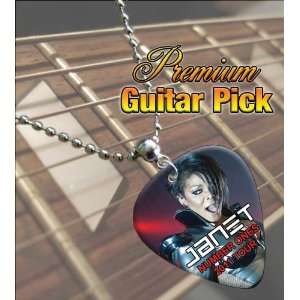  Janet Jackson 2011 Tour Premium Guitar Pick Necklace 