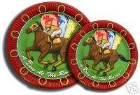 KY KENTUCKY DERBY PARTY BEV PLATES HORSE RACING RACE  