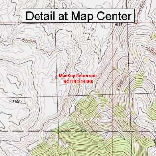   Map   MacKay Reservoir, Idaho (Folded/Waterproof)