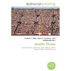  Javelin Throw (9786132881601) Books