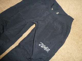 ZUMBA Black FItness Cargo Pants ZumbaWear XL  