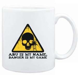 Mug White  Abu is my name, danger is my game  Male Names 