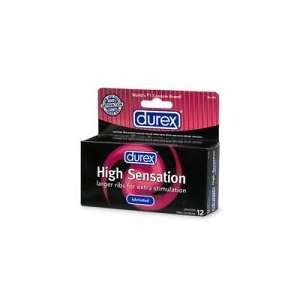   High Sensation Lubricated Condoms,12 Condoms