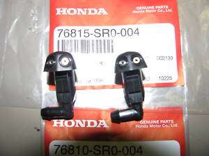 1993 1997 Honda del Sol Washer Nozzles PAIR (76810 SR0 004 / 76815 SR0 