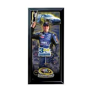 Jimmie Johnson 3 in a Row Limited Edition Clock