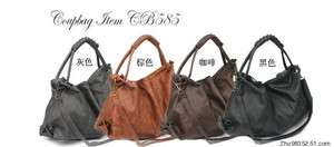Hot Sale New Korean style Lady Hobo PU leather handbag shoulder bag 