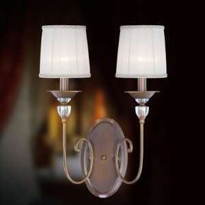  Locksley Two Light Wall Sconce in Antique Bronze