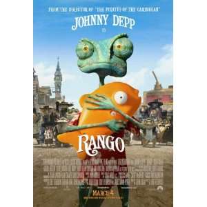  Rango Poster   OF Teaser Flyer   11 X 17 Movie Johnny Depp 