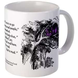    The Cheshire Cat and Alice Humor Mug by 