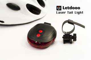 2011 Bike Bicycle Laser Light Beam Rear Tail LED Light Lamp  
