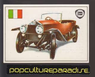 1971 FAMOUS CARS CARD # 34 Lancia Trikappa 1922 Italy  