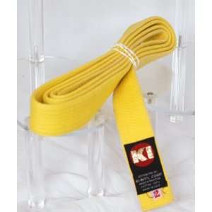  KI Student Karate Judo Belt   Yellow   Size 2 Everything 