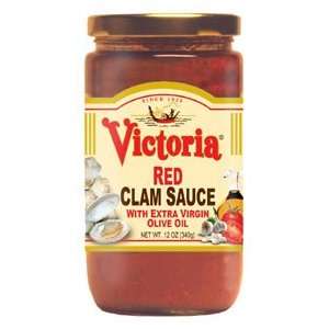 Victoria Red Clam Sauce, 12 Oz.  Grocery & Gourmet Food