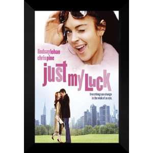  Just My Luck 27x40 FRAMED Movie Poster   Style B   2006 