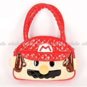  Super Mario Leather Like Handbag Shoulder Bag Red 