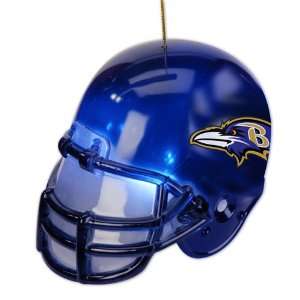   Ravens Light Up Football Helmet Christmas Ornaments