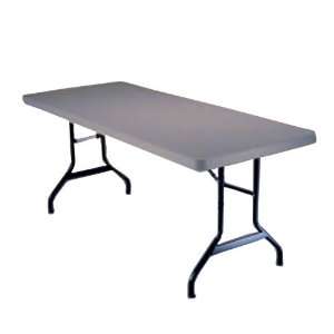 Lifetime Putty 6 Foot Utility Table with Folding Legs  